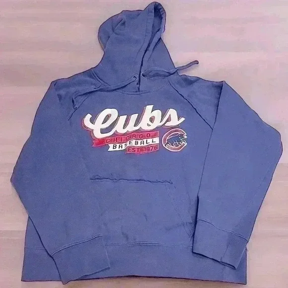 Chicago Cubs Womens Genuine Merchandise by Campus Lifestyle S Hoodie Sweatshirt - Picture 3 of 8